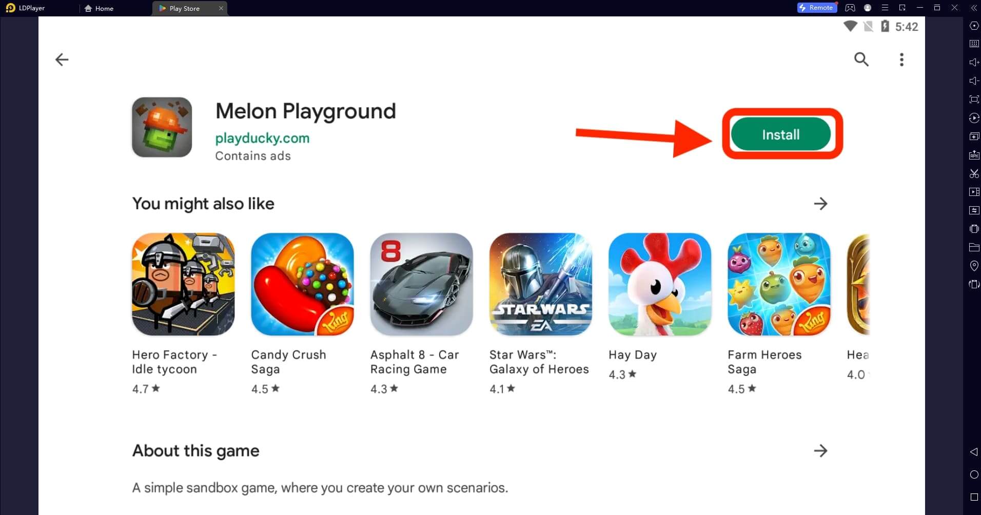 Download Melon Playground on PC (Emulator) - LDPlayer