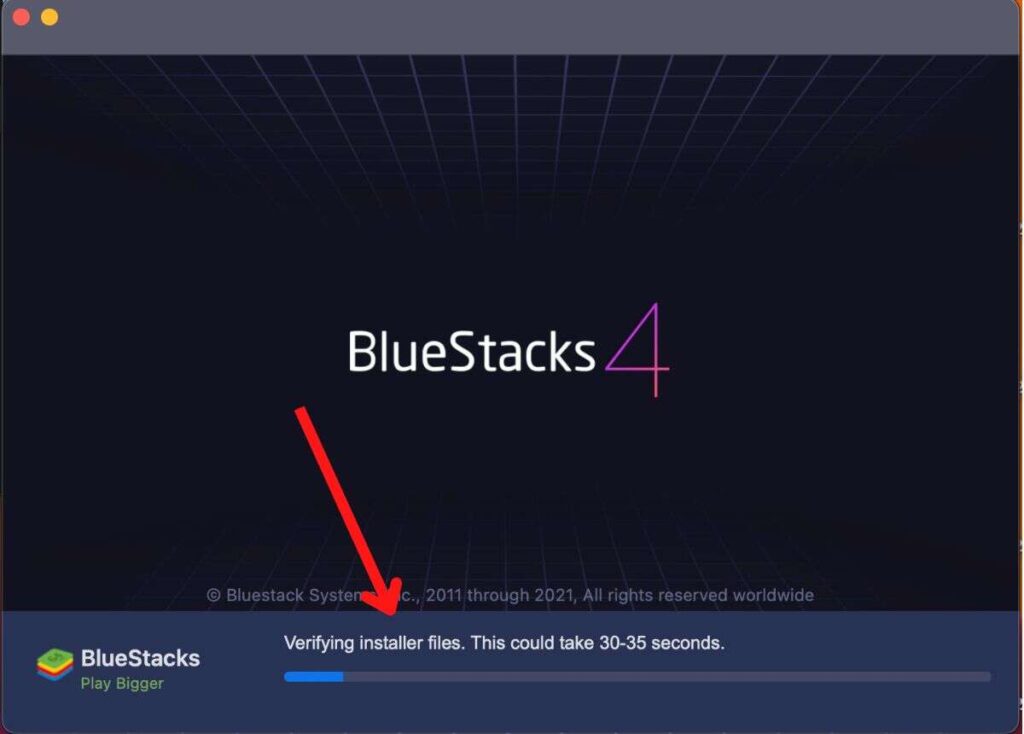 Bluestacks Installing on Mac