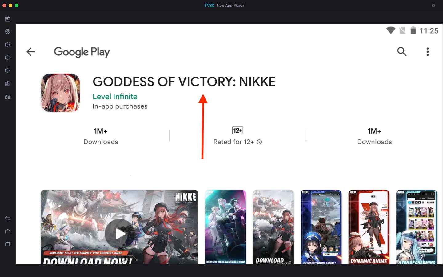 GODDESS OF VICTORY:  NIKKE PC 1