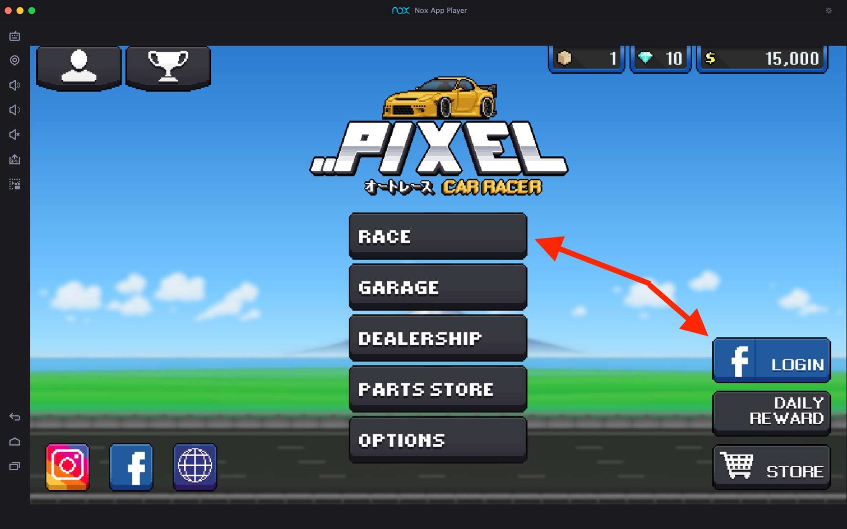 Pixel Car Racer PC 6