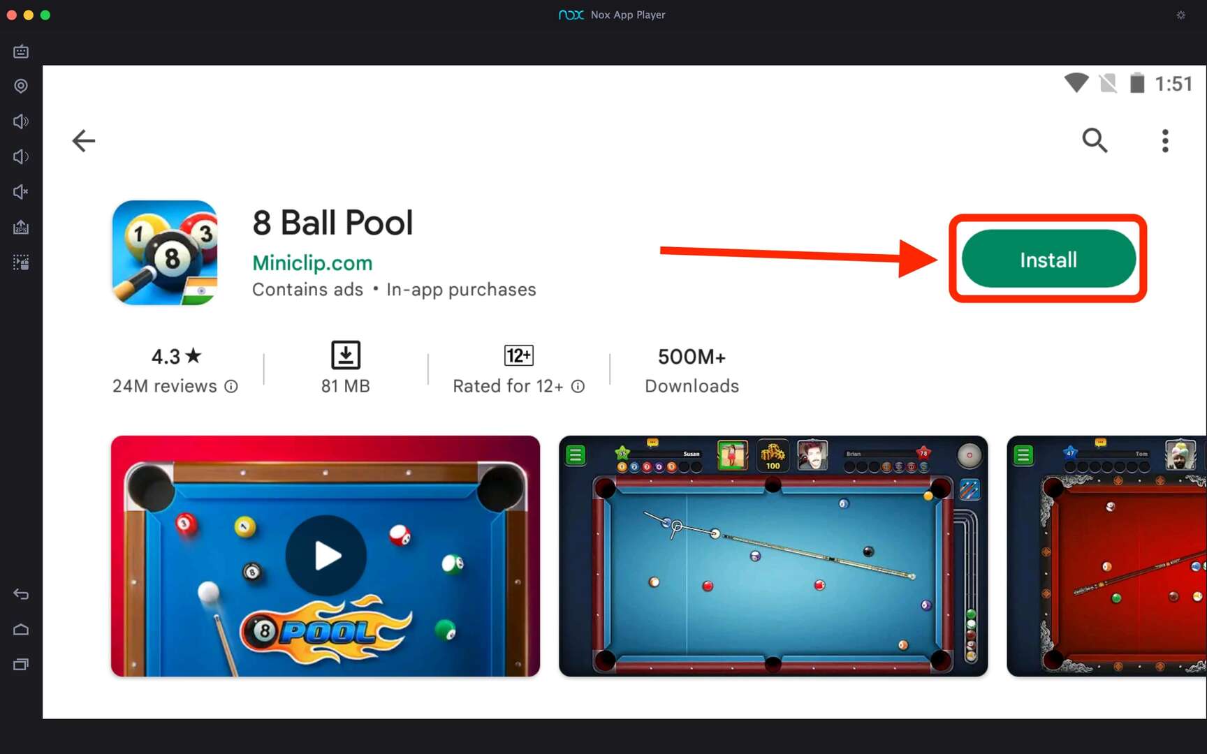 8 Ball Pool For PC 1