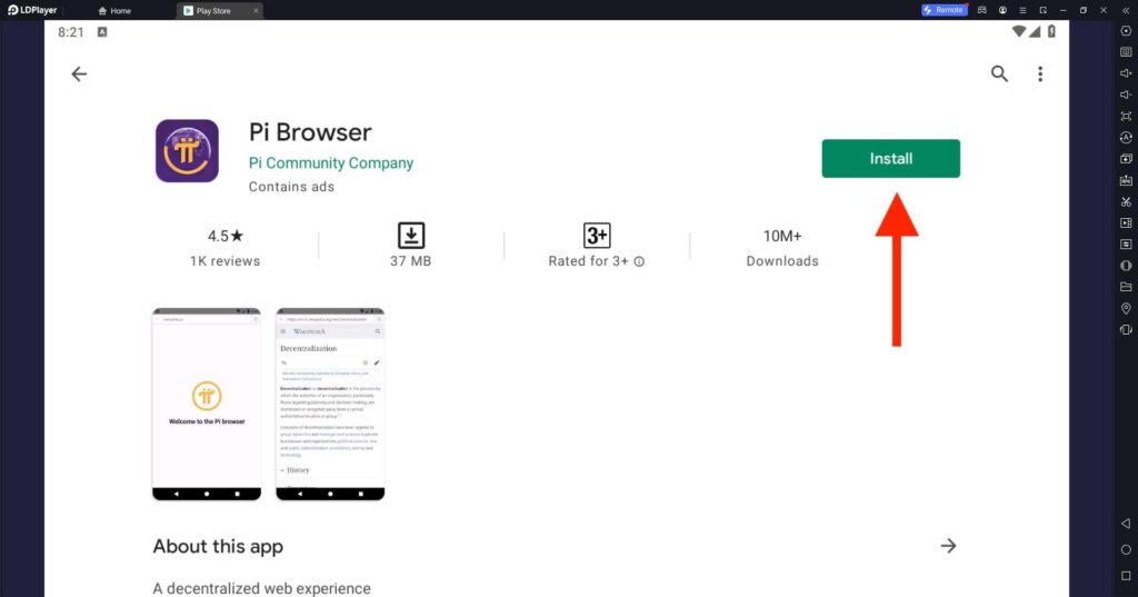 Pi Browser For PC 1