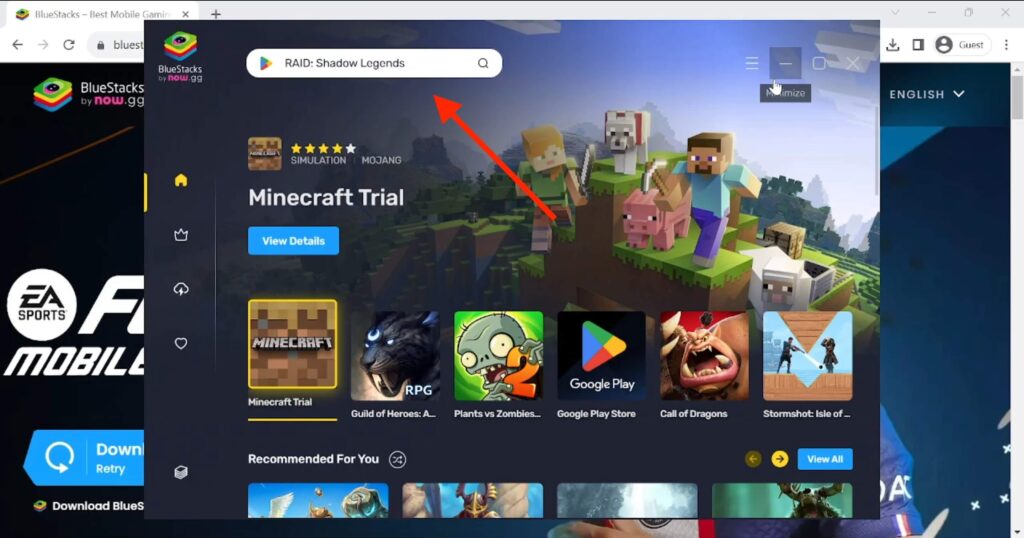 Play Store on PC With Bluestacks