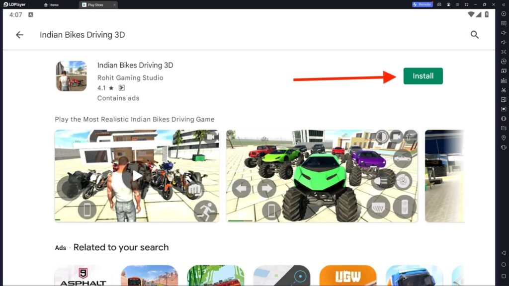 Indian Bikes Driving 3D For PC 1