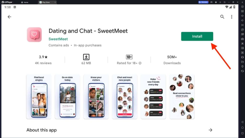SweetMeet For PC 1